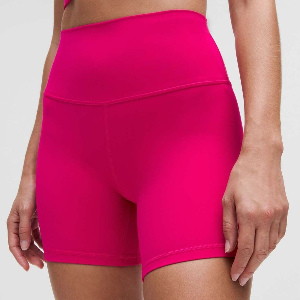 lululemon athletica High-Rise Hot Pink Athletic Shorts